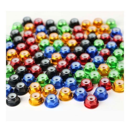 Farbe Nylon Lock Flansch Flippermutter