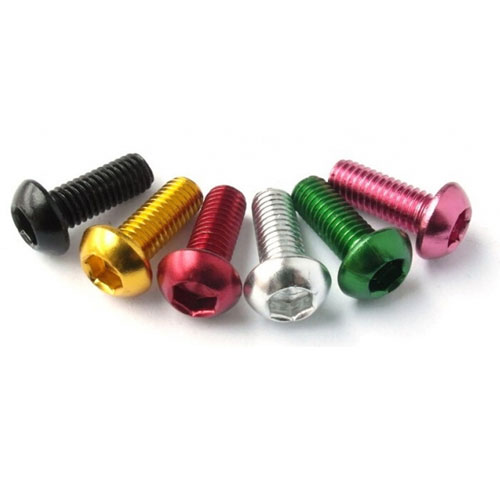 Flachkopf-Aluminium-Flipperschraube mit Innensechskant
